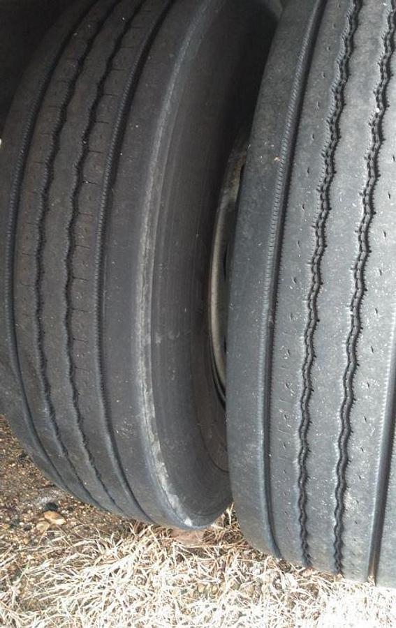 Used 2004 Benson Flatbed Trailer 714 Spread Axle