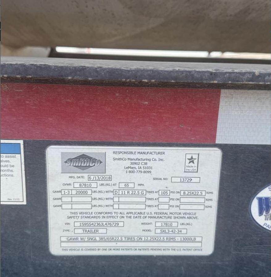 Used 2018 SMITHCO 42 ft