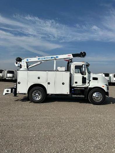 Used 2024 Mack MD6 Auto Crane Mechanics Truck