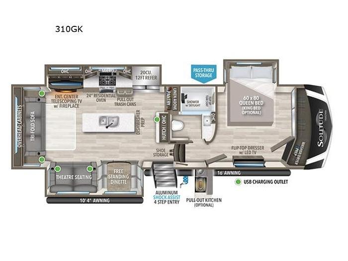 Used 2023 Grand Design Solitude 310GK