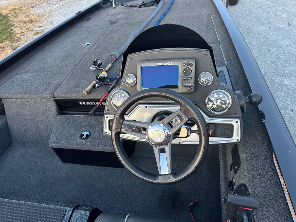 Used 2018 Ranger STI98P Bass Boat and Trailer