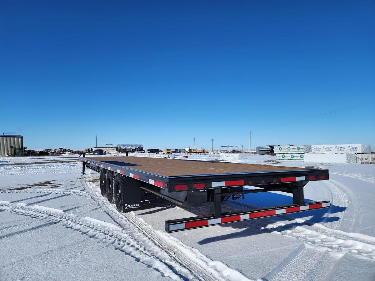 Used 2024 Oasis Highboy Flat Deck Trailer