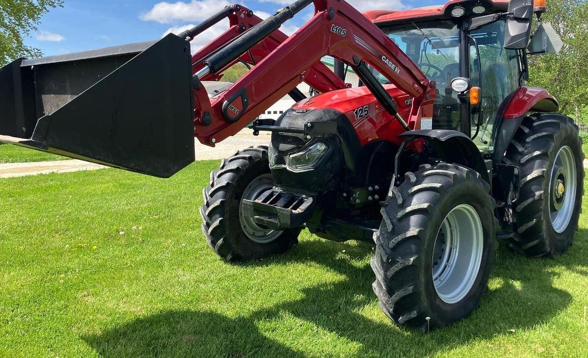 Used 2022 CASE IH MAXXUM 125 Tractor
