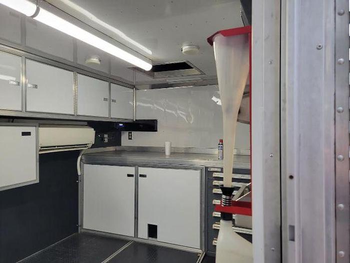 Used 2015 Motorsports Aluminum 3 Car Trailer