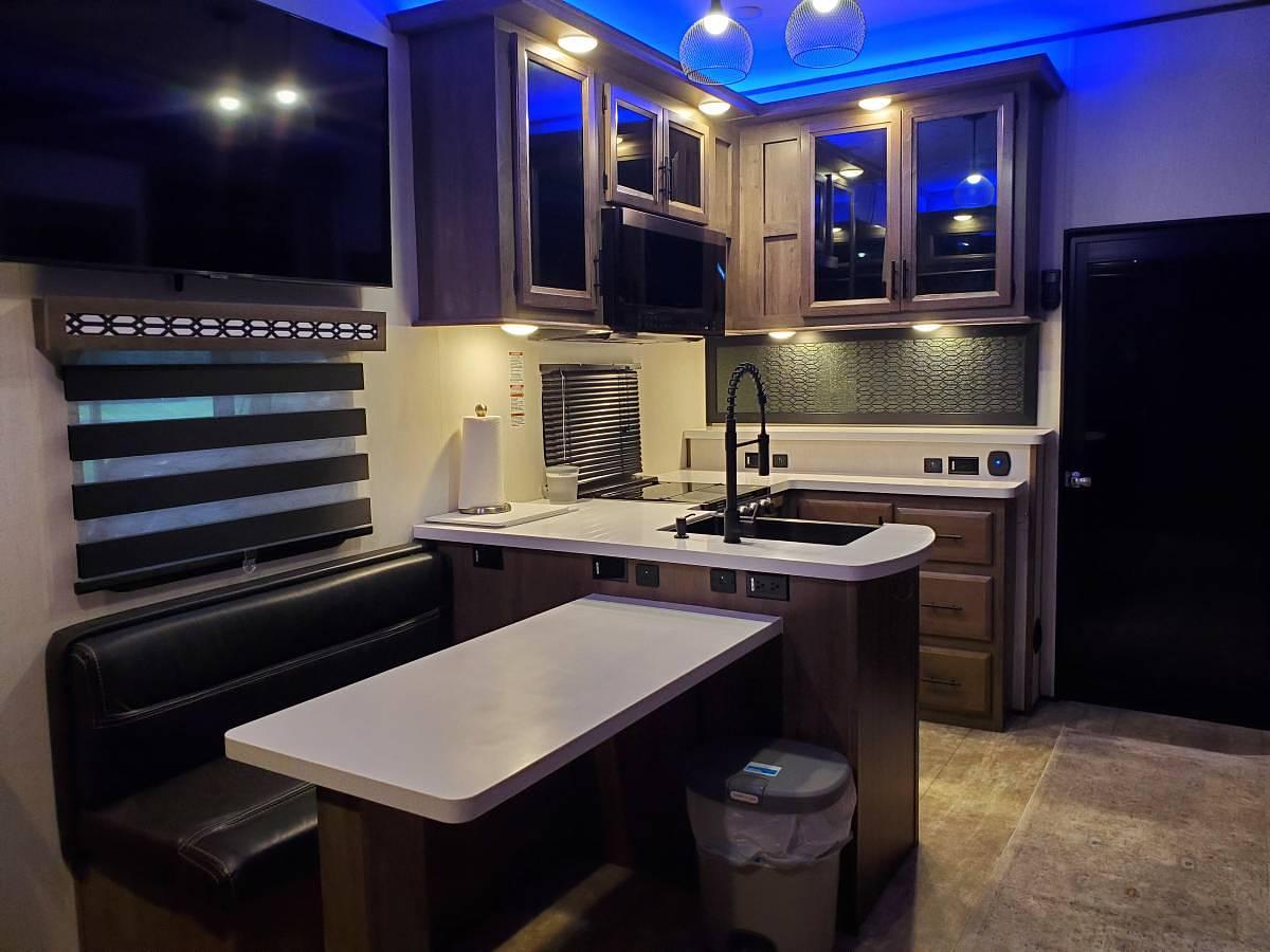 Used 2022 Forest River Vengeance Rogue Armored 371A13 Toy Hauler