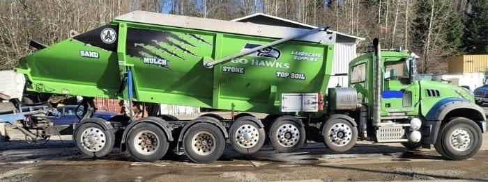 Used 2013 CAN AMERICAN STONE SPREADER SOIL KING XTR25