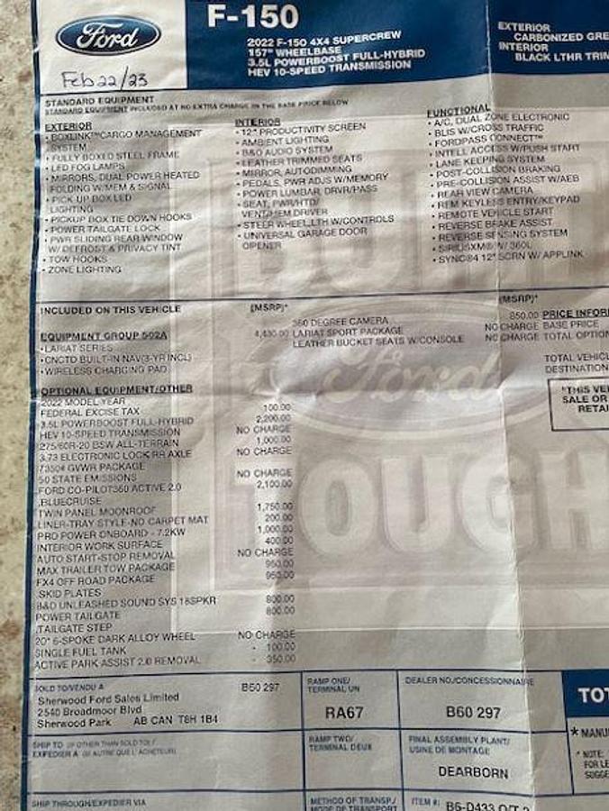 Used 2022 Ford F-150 Lariat Super Crew 4X4