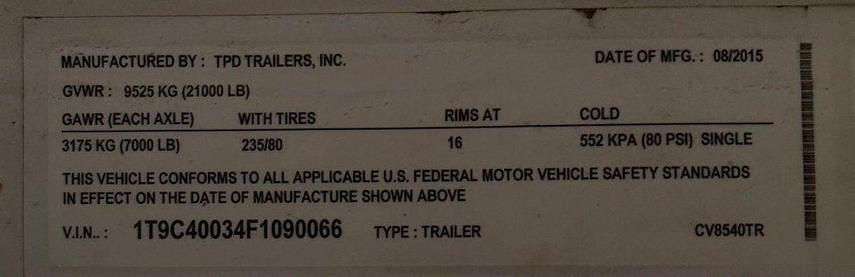 Used 2014 Freightliner Sport Chassis w/ 40' TPD Gooseneck Stacker