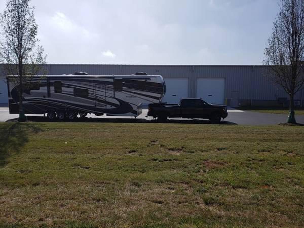 Used 2021 Forest River RiverStone 42FSKG & 2020 Ram 3500 Limited Crew Cab 4x4 Package