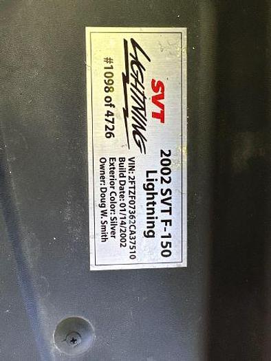 Used 2002 Ford F-150 Lightning