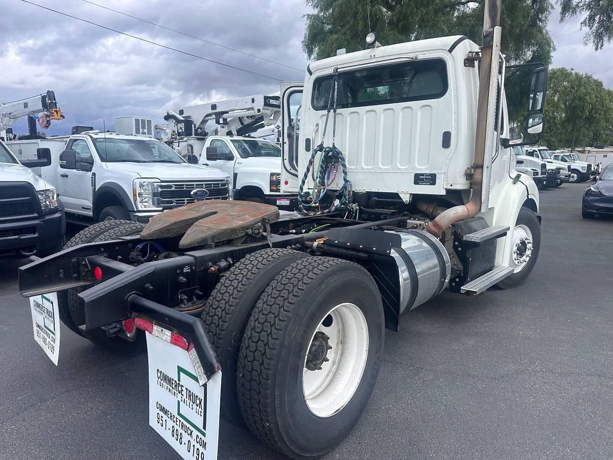 Used 2014 Freightliner M2 112 and 2010 Vanguard 48x102 4500# Holland with ETrac Trailer