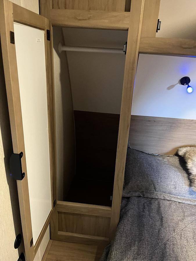 Used 2024 Forest River Cherokee Grey Wolf Black Label 22RRBL Travel Trailer Toy Hauler