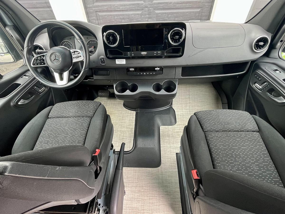 Used 2023 Mercedes-Benz Sprinter 144" Wheelbase High-Roof Complete Custom Built By Colorado Camper Van