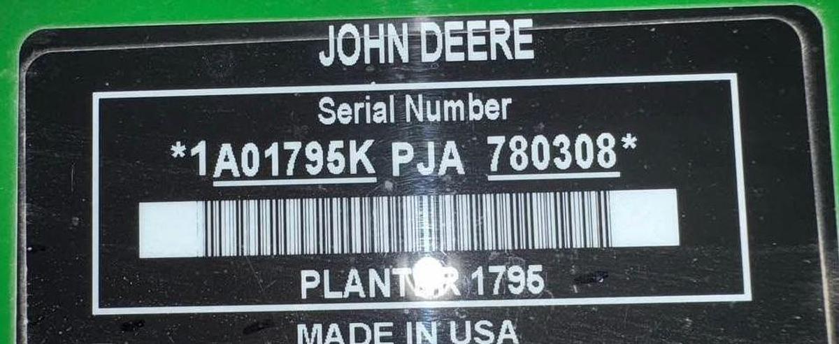 Used 2019 John Deere 1795