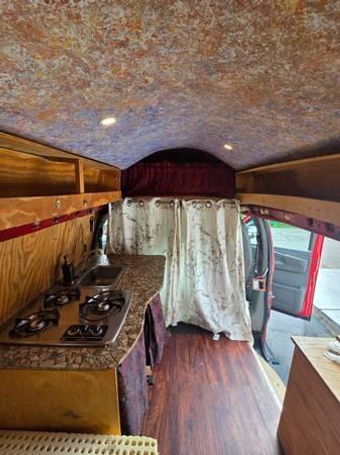 Used 2010 GMC Savana 2500 Custom Camper Van – Solar, Lithium Battery, Full Van Build