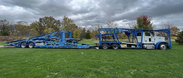 Used 2015 Peterbilt 365 and 2017 Cottrell CX6R 9 Car Hauler