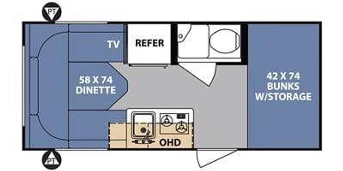 Used 2017 Forest River R-Pod RP-172