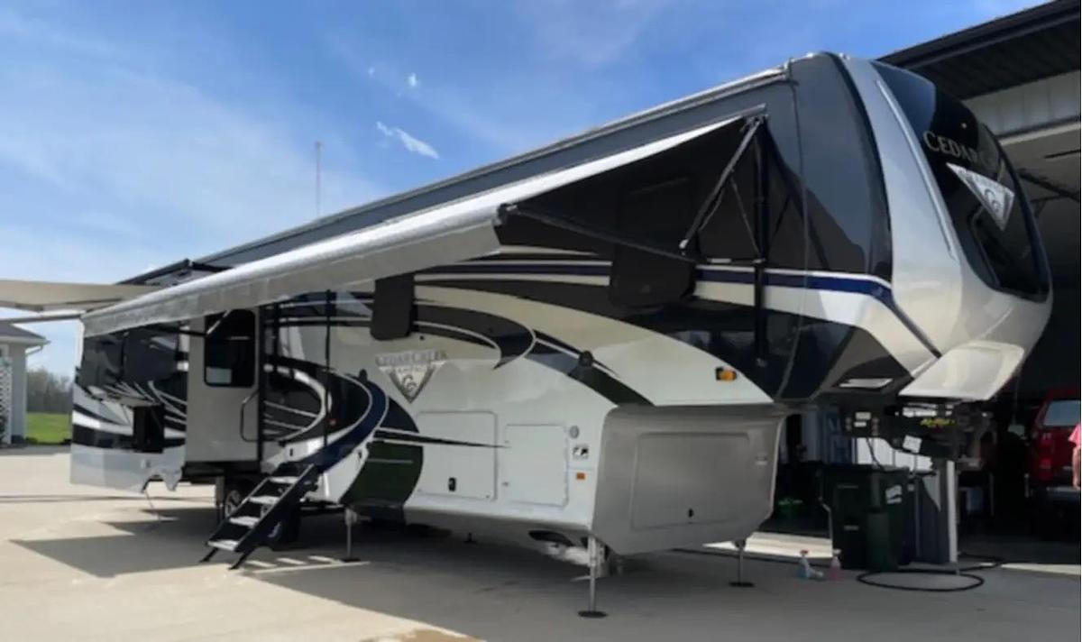 Used 2021 Forest River Cedar Creek Champagne 38EL