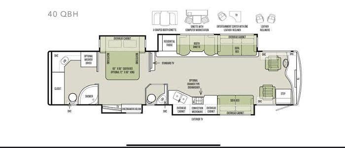 Used 2017 Tiffin Motorhomes Phaeton 40QBH