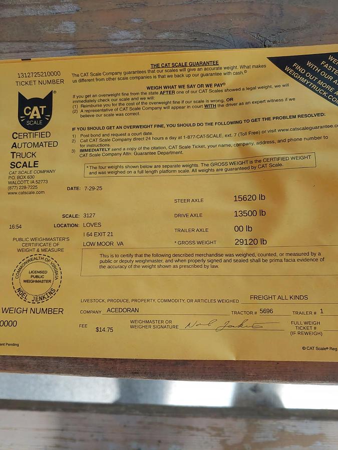 Used 2019 Kenworth T880 with 2013 Doonan Specialized Drop Deck Trailer