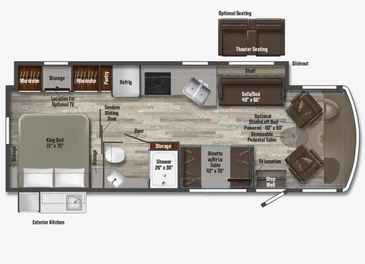 Used 2025 Winnebago Sunstar 29NP Class A Motorhome