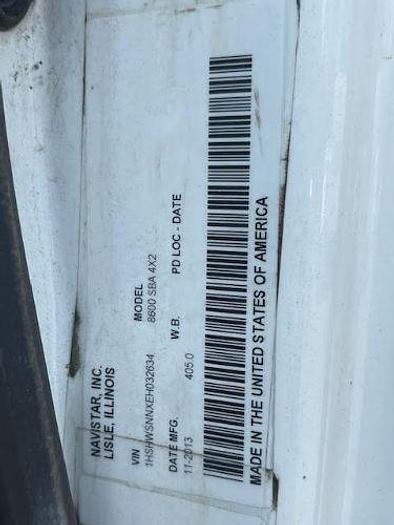 Used 2014 INTERNATIONAL 8600 Dump Truck