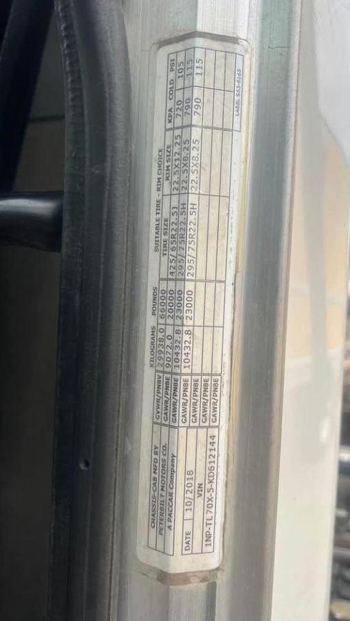 Used 2019 PETERBILT 367 Roll-Off Tow Truck