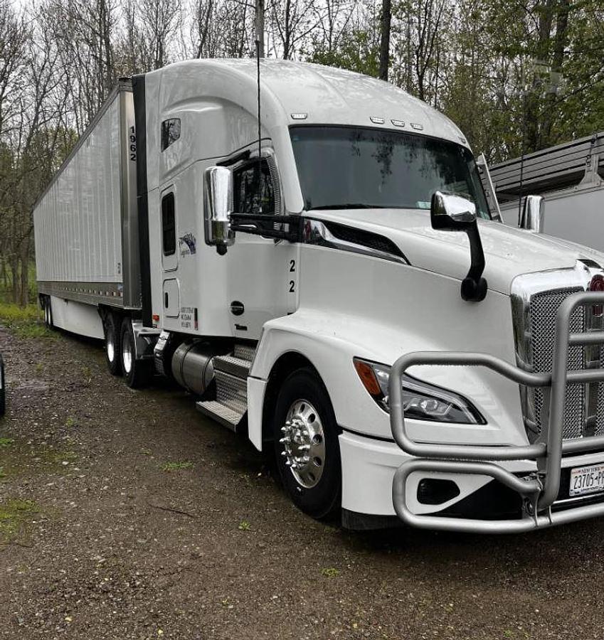 Used 2022 Kenworth T680 and 2023 Stoughton 53x102 Dry Van Trailer