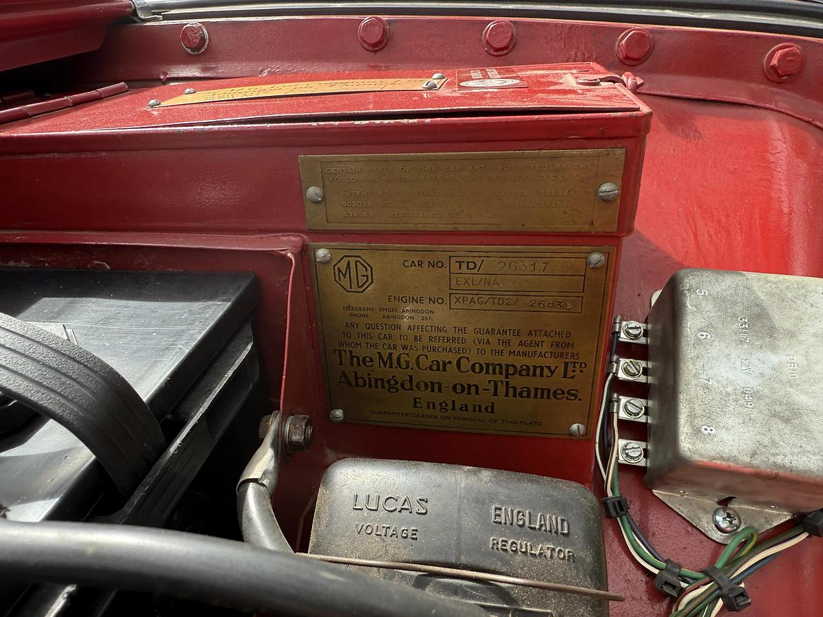 Used 1953 MG TD Roadster