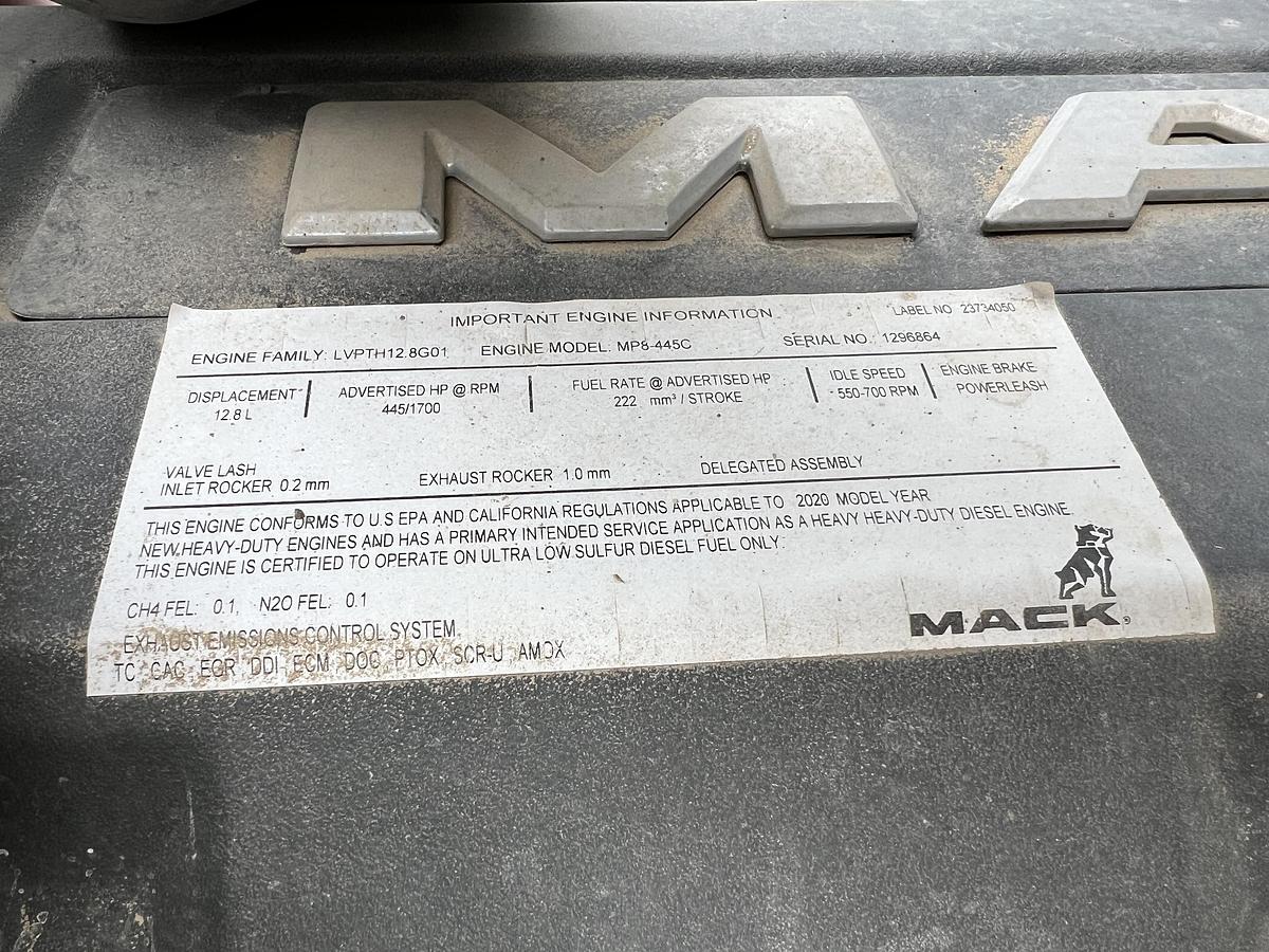 Used 2021 Mack Quad Axel Dump Truck