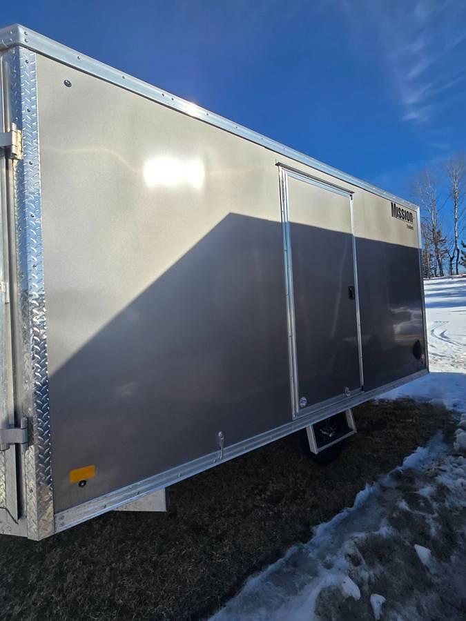 Used 2024 Mission 2place Snowmobile Trailer
