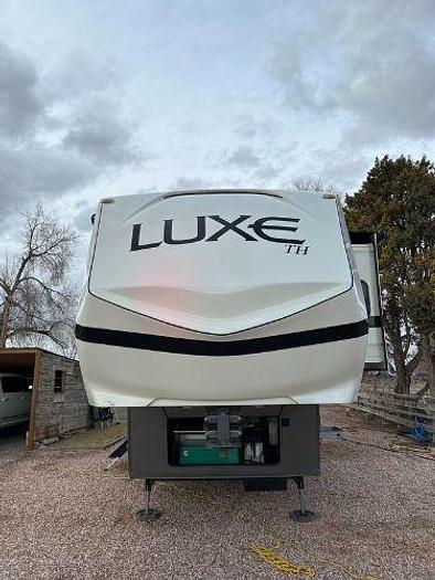 Used 2021 Luxe 48FB Fifth Wheel Toy Hauler