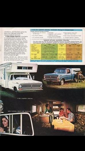 Used 1970 Ford F-250 Sport Custom Camper Edition