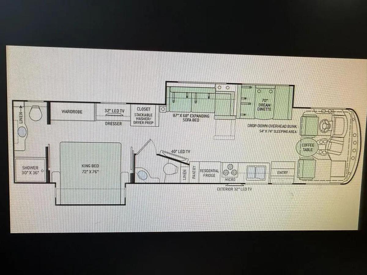 Used 2018 Thor Motor Coach Hurricane 35M Class A Motorhome