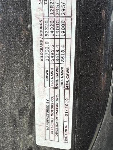 Used 2020 Peterbilt 579 Sleeper Truck