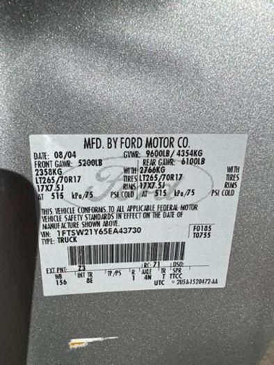 Used 2005 Ford Super Duty F-250 Lariat