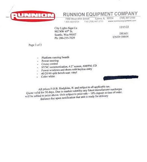 Used 2018 Ford F550 Super Duty with Duralift Model DPM2 47DU