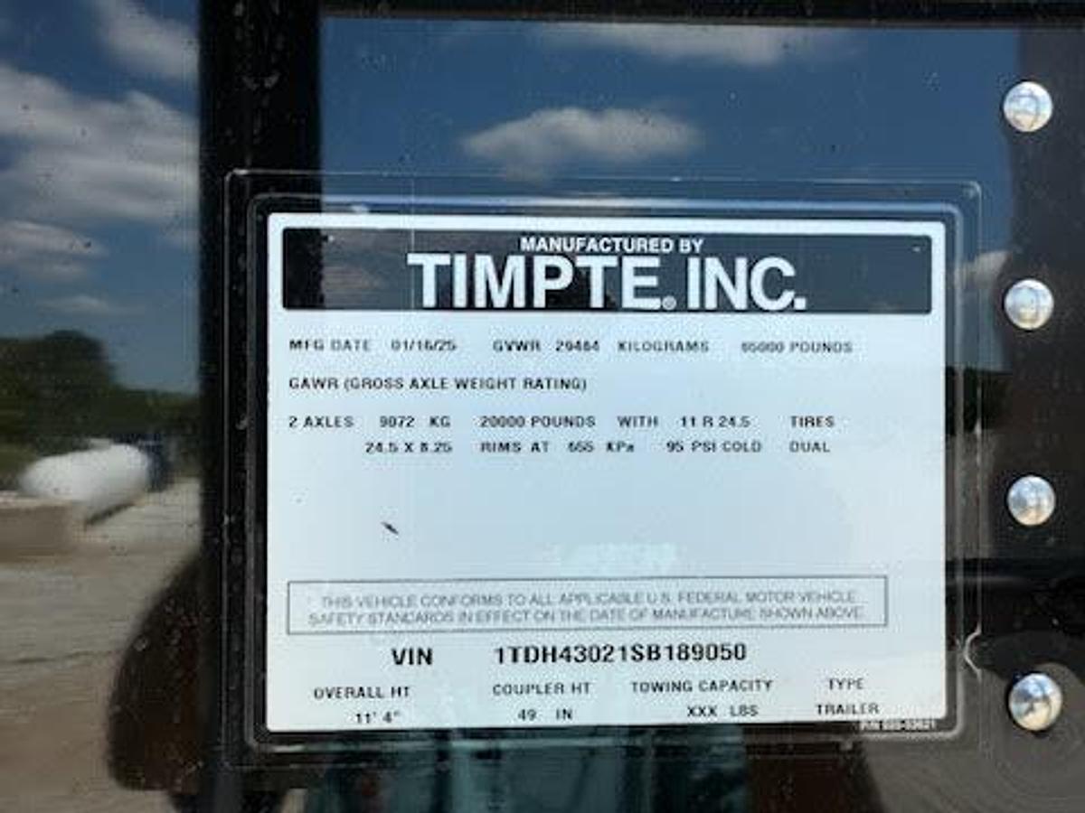 Used 2025 Timpte Commodity Hopper Trailer