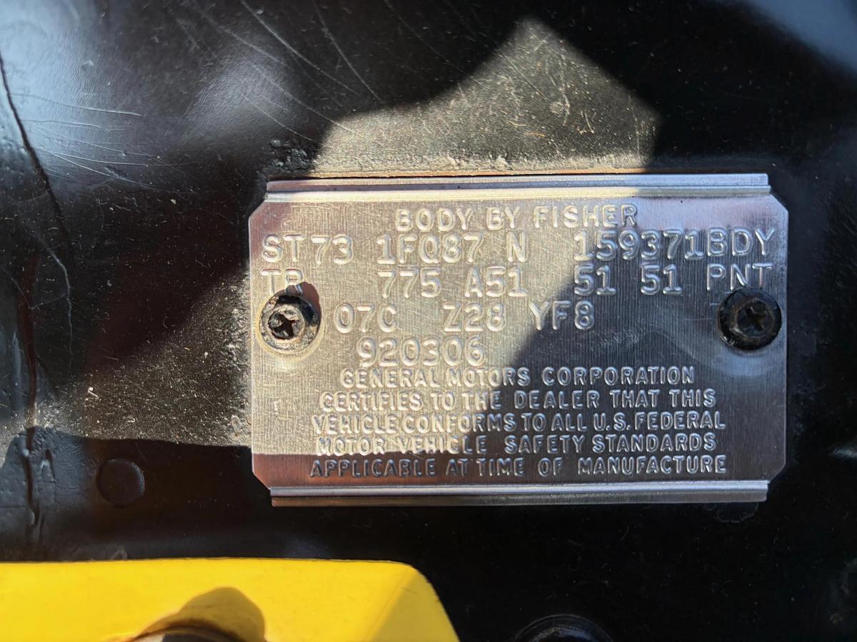 Used 1973 Chevrolet Camaro Z28