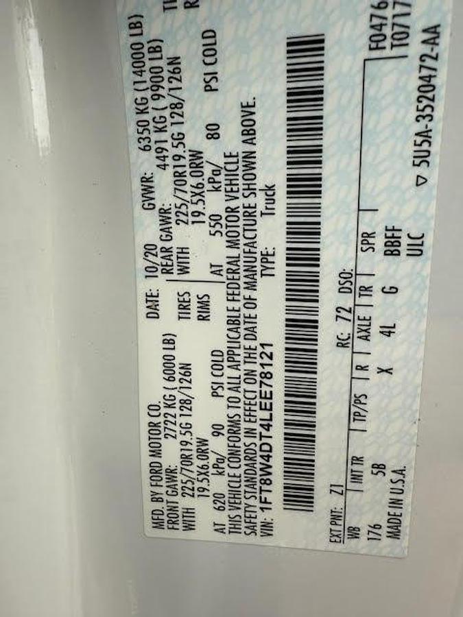 Used 2020 Ford F-450 SD 4WD