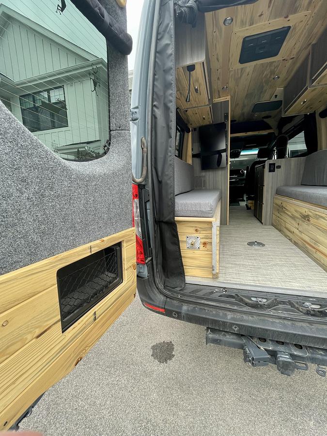 Used 2023 Mercedes-Benz Sprinter 144" Wheelbase High-Roof Complete Custom Built By Colorado Camper Van