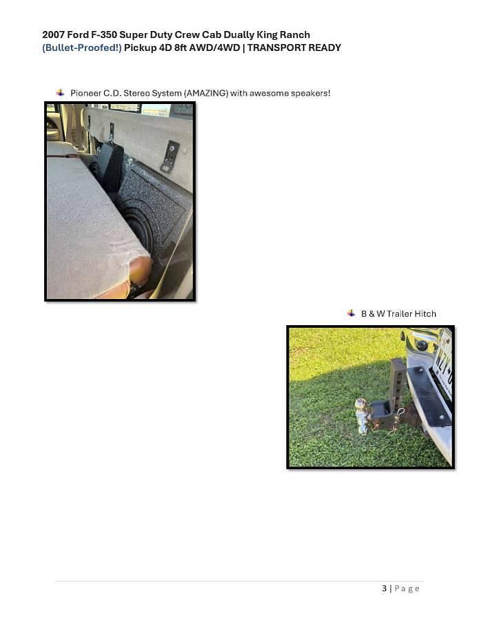 Used 2007 Ford F-350 Super Duty Crew Cab Dually King Ranch