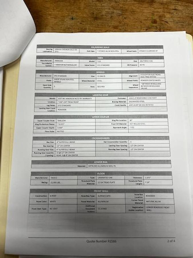 Used 2023 Stoughton 53x102 Dry Van Trailer