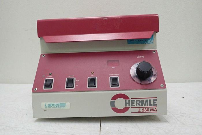 Used Labnet Hermle Z 230 MA MicroCentrifuge Centrifuge with 24-Position Rotor