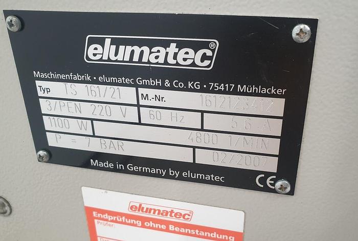 Gebraucht 2007 Elumatec TS 161