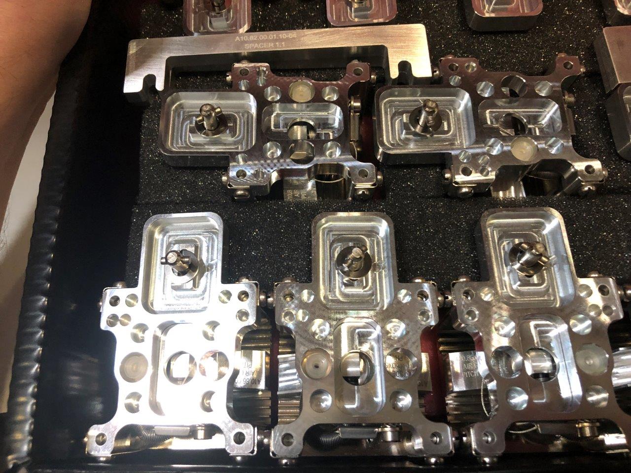 Used Multitest MT9510 Mini kit 120 BGA 7x7x1.2mm Test Handler Kit