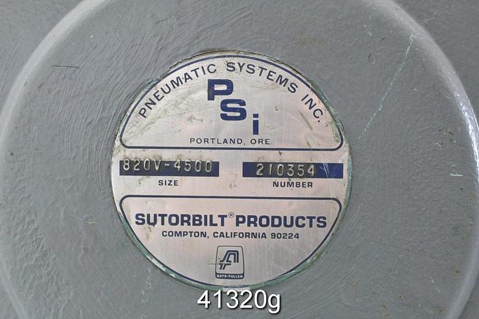 Used Sutorbilt 820V4500 Pnuematic Blower #41320