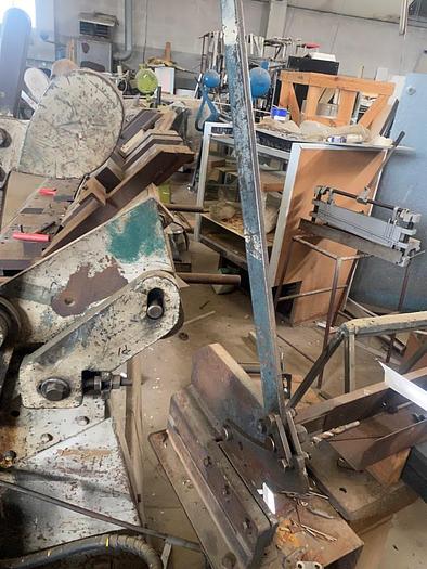 Used Manual Shear and Bending Station