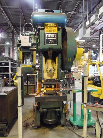 Used 75 TON USI CLEARING OBI PRESS