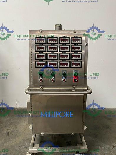 Used Millipore Tangential Flow Filtration System Skid w/ Waukesha 015 Pump & More